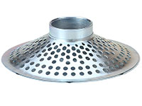 3 Inch (in) Hose Size Cold Rolled Zinc Plated Steel Type SKTH Skimmer Round Hole Top Strainer (SK 35TH)
