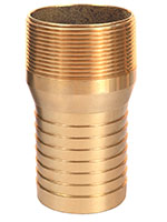 3 Inch (in) Size Brass Male NPT Combination Nipple Fitting