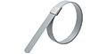 3 1/2 Inch (in) Diameter High-Carbon Galvanized Standard "F" Series Preformed Clamp with Stainless Steel LOKS